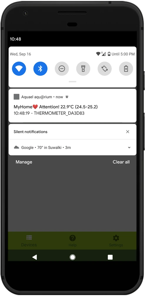AQUAEL Thermomètre Link Thermomètre WiFi 7 AQUAEL Thermomètre Link Thermomètre WiFi – Image 5