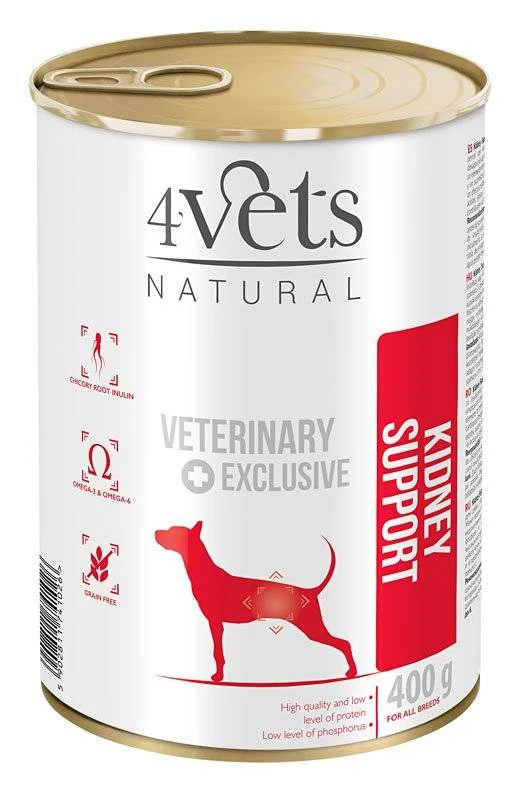 4Vets Pour Chiens Kidney Support 400g X6 3 4Vets Pour Chiens Kidney Support 400g X6