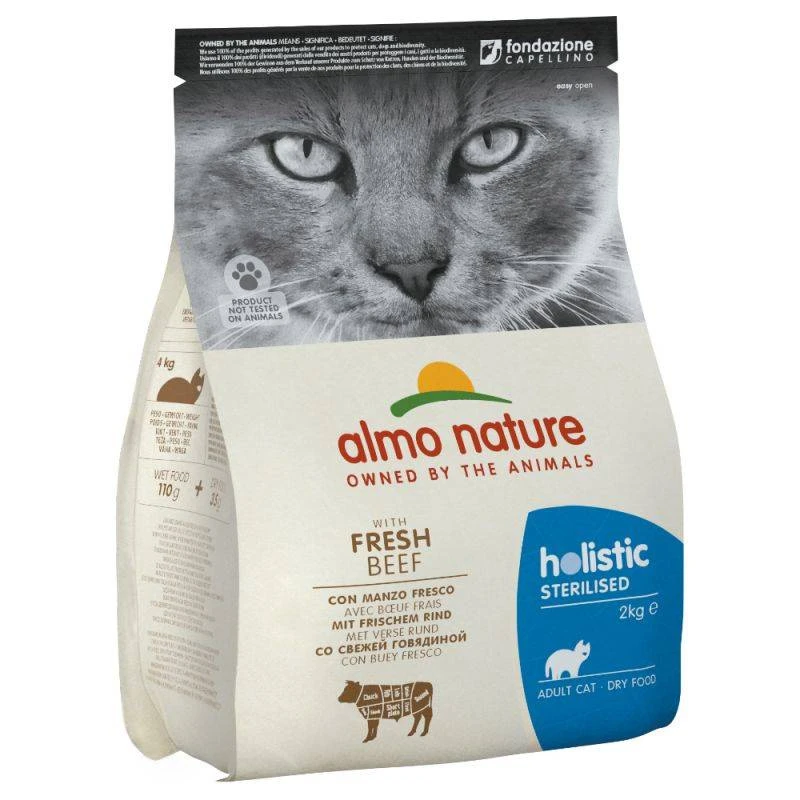ALMO NATURE Holistique Stérilisé Au Boeuf 2 Kg+Surprise Gratuite Pour Chat 3 ALMO NATURE Holistique Stérilisé Au Boeuf 2 Kg+Surprise Gratuite Pour Chat