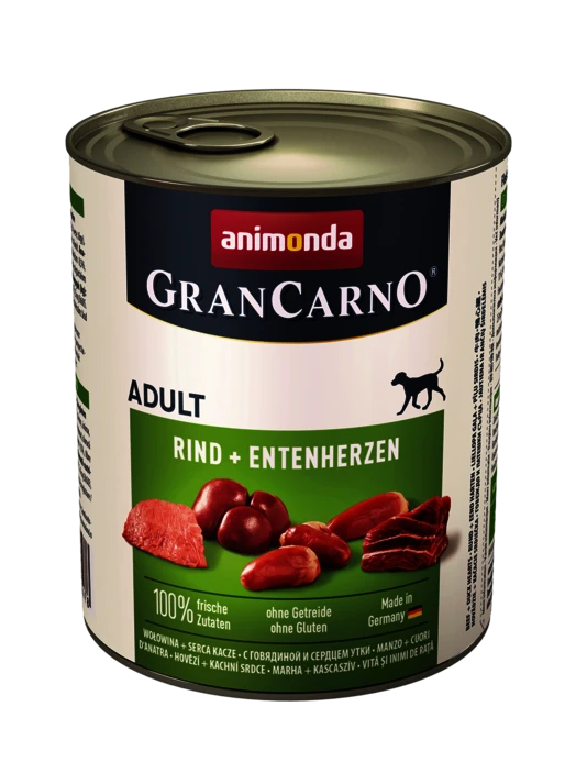 ANIMONDA GranCarno Adulte Chien Coeur De Boeuf Et Canard 800g X6 4 ANIMONDA GranCarno Adulte Chien Coeur De Boeuf Et Canard 800g X6 – Image 2