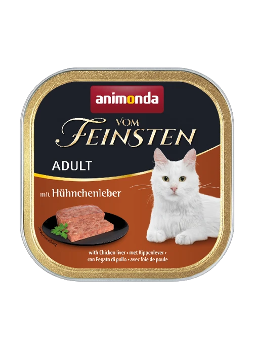 ANIMONDA Vom Feinsten Classic Chat Avec Foie De Poulet 100g X12 3 ANIMONDA Vom Feinsten Classic Chat Avec Foie De Poulet 100g X12