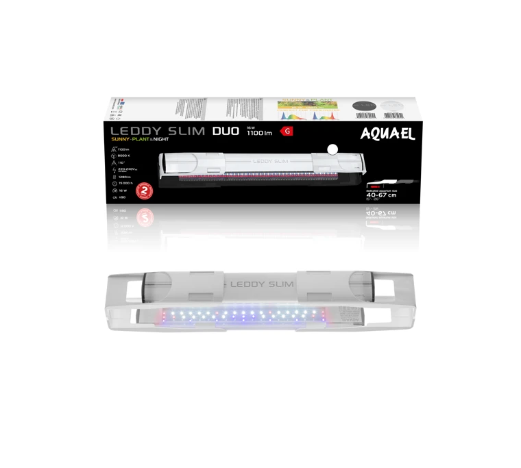 AQUAEL Leddy SlimDuo 16W Sunny Plant&Night Blanc 3 AQUAEL Leddy SlimDuo 16W Sunny Plant&Night Blanc