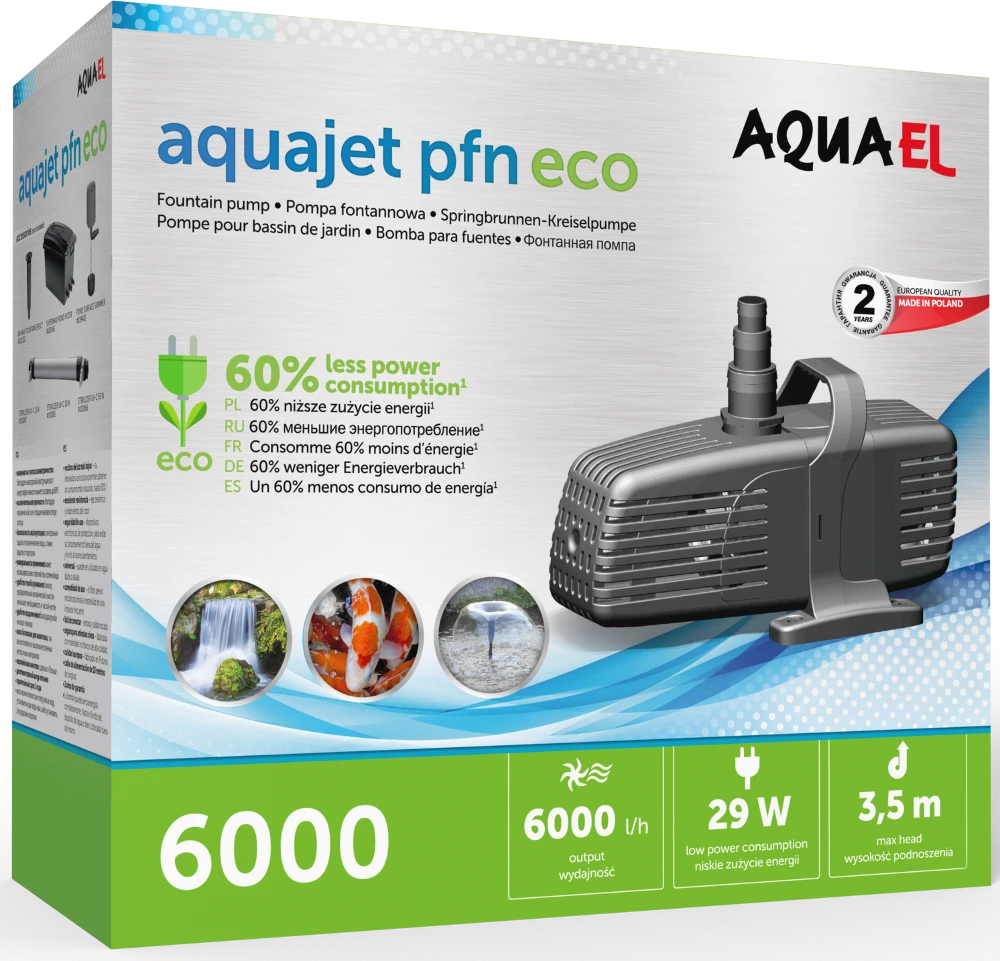 AQUAEL Pompe Pour Fontaine Pfn Eco 6000 3 AQUAEL Pompe Pour Fontaine Pfn Eco 6000