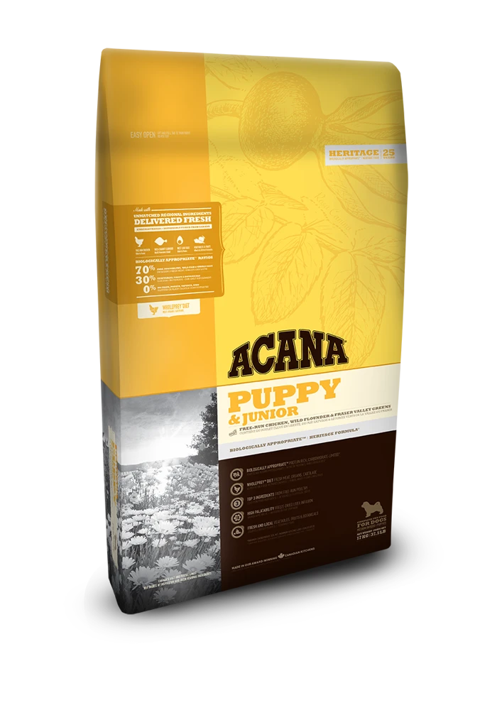 Acana Heirtage Puppy&Junior 17kg + Surprise Gratuite Pour Chien 3 Acana Heirtage Puppy&Junior 17kg + Surprise Gratuite Pour Chien