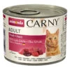 Animonda Cat Carny Adulte Bœuf, Cœur 200g X12 -ROYAL CANIN Soldes Magasin fre pl Animonda Cat Carny Adulte boeuf coeur 200g x12 30386 1