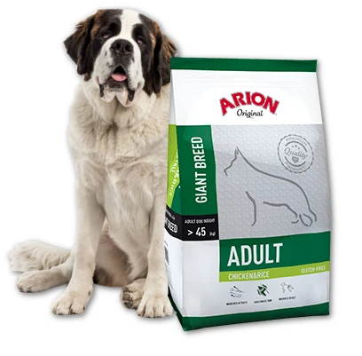 ARION Original Adult Giant Breed Poulet & Riz 12kg + Surprise Gratuite Pour Chien 5 ARION Original Adult Giant Breed Poulet & Riz 12kg + Surprise Gratuite Pour Chien – Image 3