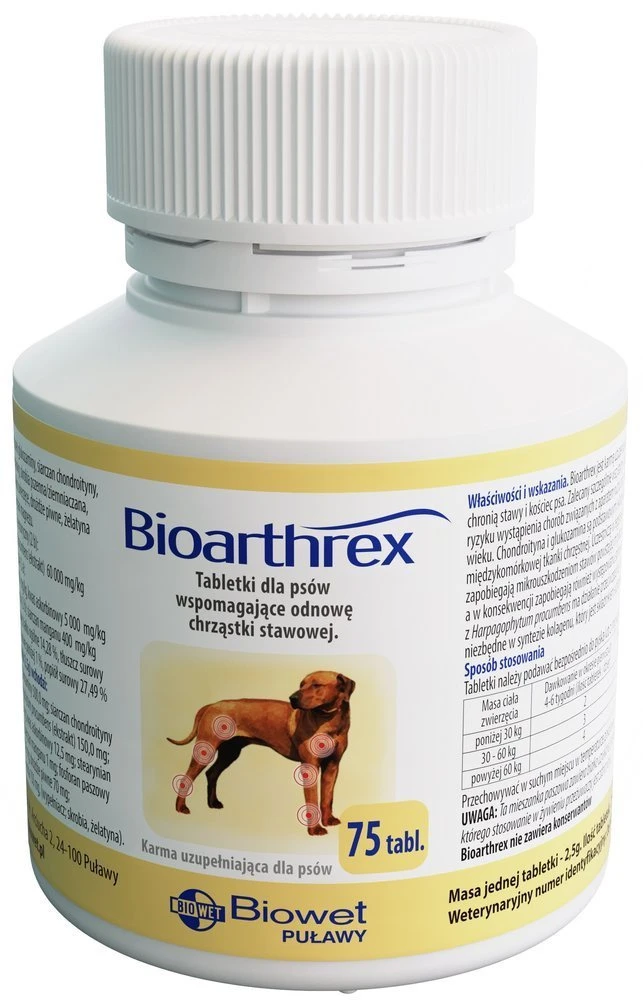 BIOWET Bioarthrex - Comprimés Favorisant La Régénération Du Cartilage Articulaire 75 Comprimés. 3 BIOWET Bioarthrex - Comprimés Favorisant La Régénération Du Cartilage Articulaire 75 Comprimés.