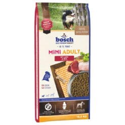 BOSCH Adult Mini Lamb & Rice 15kg+ Surprise Gratuite Pour Chien -ROYAL CANIN Soldes Magasin fre pl BOSCH Adult Mini Lamb Rice 15kg 15799 1