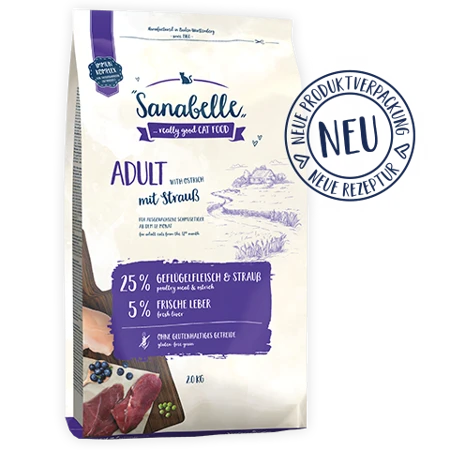 BOSCH Sanabelle Adult Autruche 10kg + Surprise Gratuite Pour Chat 3 BOSCH Sanabelle Adult Autruche 10kg + Surprise Gratuite Pour Chat