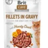 BRIT CARE Cat Pouches Fillets In Gravy With Hearty Duck 85g X12 -ROYAL CANIN Soldes Magasin fre pl BRIT CARE Cat Pouches Fillets in Gravy with Hearty Duck 85g x12 30340 1