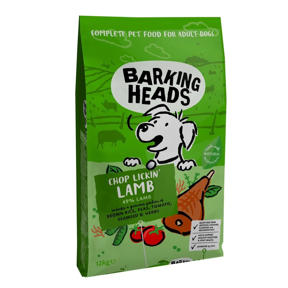 Barking Heads Chop Lickin' Agneau Pour Tous Les Chiens Adultes 12kg 3 Barking Heads Chop Lickin' Agneau Pour Tous Les Chiens Adultes 12kg