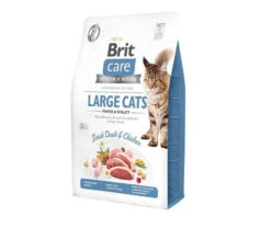 Brit Care Grain-Free Large Cats Power & Vitality Avec Canard Et Poulet 2kg