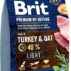 Brit Premium By Nature Light Avec Dinde Et Avoine 3kg + Surprise Gratuite Pour Chien -ROYAL CANIN Soldes Magasin fre pl Brit Premium By Nature Light avec dinde et avoine 3kg Surprise gratuite pour chien 27156 1