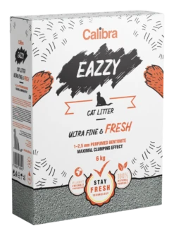 CALIBRA Litière Eazzy Ultra Fine&Fraîche Bentonite 6kg