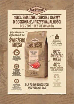 Carnilove True Fresh Beef 11,4kg 5 Carnilove True Fresh Beef 11,4kg -ROYAL CANIN Soldes Magasin fre pl Carnilove True Fresh Beef 11 4kg 23904 2