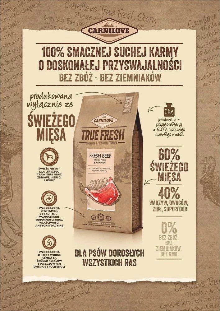 Carnilove True Fresh Beef 11,4kg 4 Carnilove True Fresh Beef 11,4kg – Image 2