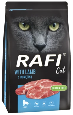 DOLINA NOTECI Croquettes Pour Chat Rafi Avec Agneau 7kg. X2