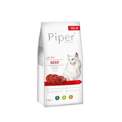 Dolina Noteci Piper Animals Avec Viande De Boeuf Pour Chats 3kg X2 3 Dolina Noteci Piper Animals Avec Viande De Boeuf Pour Chats 3kg X2