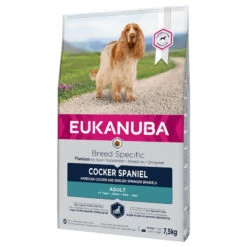 Eukanuba Adult Breed Specific Cocker Spaniel 7,5kg +Surprise Gratuite Pour Votre Chien -ROYAL CANIN Soldes Magasin fre pl Eukanuba Adult Breed Specific Cocker Spaniel 7 5kg 15279 1