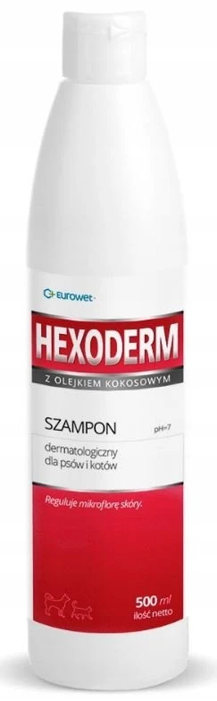 Eurowet Hexoderm Shampooing 500ml 3 Eurowet Hexoderm Shampooing 500ml