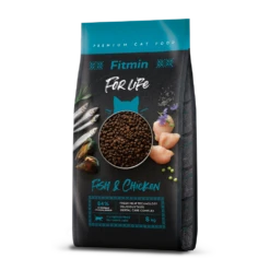FITMIN Cat For Life Adulte Poisson Et Poulet 8kg