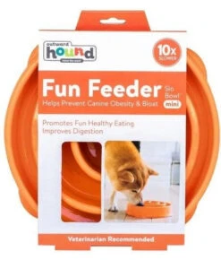 FUN FEEDER -Mini Bowl Pour Ralentir La Consommation D'orange -ROYAL CANIN Soldes Magasin fre pl FUN FEEDER Mini Bowl pour ralentir la consommation dorange 28211 4