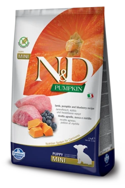 Farmina N&D Pumpkin Grain Free Canine Puppy Mini Lamb&Blueberry 2,5kg