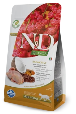 Farmina N&D Quinoa Feline Skin&Coat Quail 1,5kg