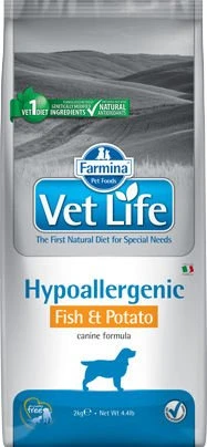 Farmina Vet Life Canine Hypoallergenic Poisson & Pomme De Terre 2kg 3 Farmina Vet Life Canine Hypoallergenic Poisson & Pomme De Terre 2kg