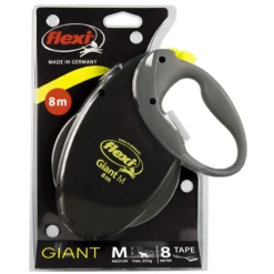 Flexi Giant Laisse à Sangle M 8m Jusqu'à 25kg Néon