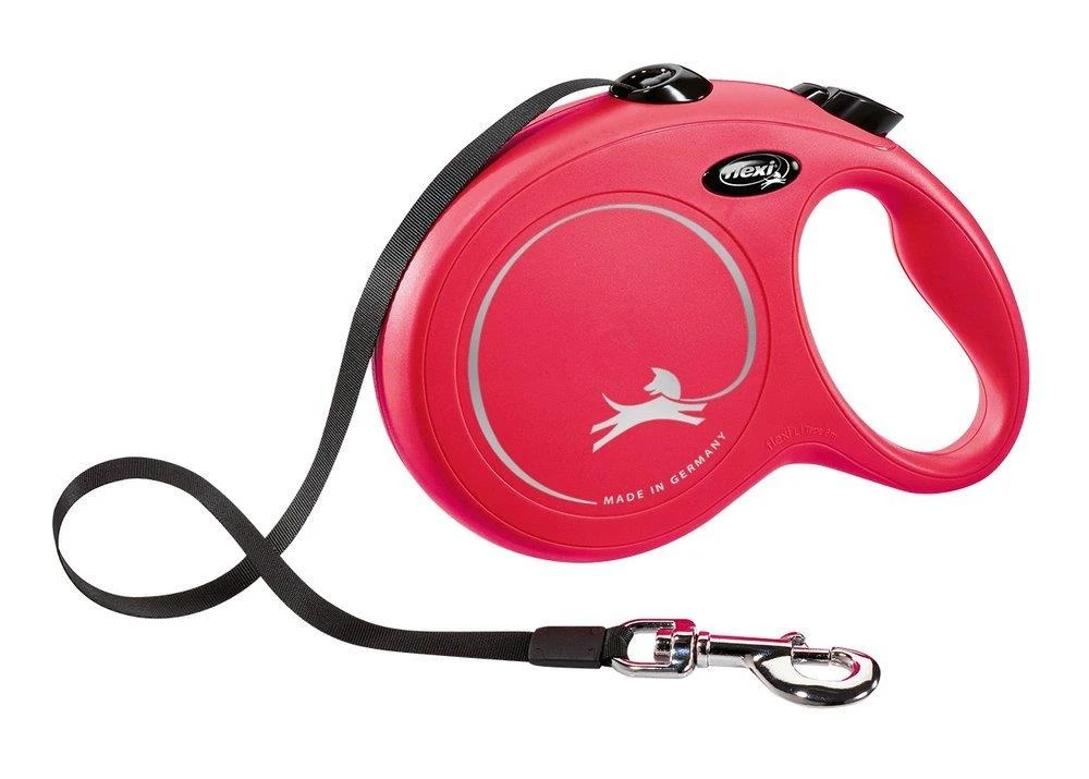 Flexi Laisse New Classic L Ruban 8m Jusqu'à 50kg Rouge 3 Flexi Laisse New Classic L Ruban 8m Jusqu'à 50kg Rouge