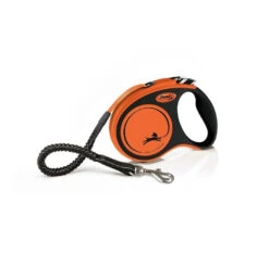 Flexi Laisse Xtreme S Ruban 5m Jusqu'à 20kg Orange + Surprise Gratuite Pour Chien
