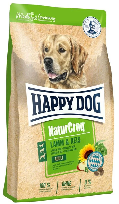 Happy Dog NaturCroq Adult Agneau & Riz 4kg X 2 3 Happy Dog NaturCroq Adult Agneau & Riz 4kg X 2
