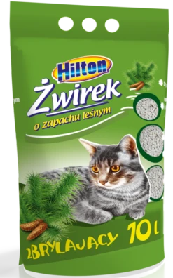 Hilton Litière Agglomérante à Base De Bentonite Pour Chats Forest 10l