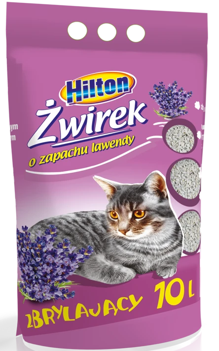 Hilton Litière Agglomérante à La Bentonite Pour Chats Lavande 10l 2 Hilton Litière Agglomérante à La Bentonite Pour Chats Lavande 10l