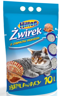 Hilton Litière Agglomérante à La Bentonite Pour Chats Marins 10l