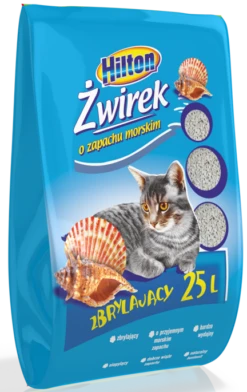 Hilton Litière Agglomérante à La Bentonite Pour Chats Marins 25l