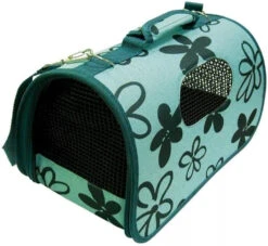 Hilton Sac De Transport à Fleurs Pour Chat/chien 43x24x26cm Bleu