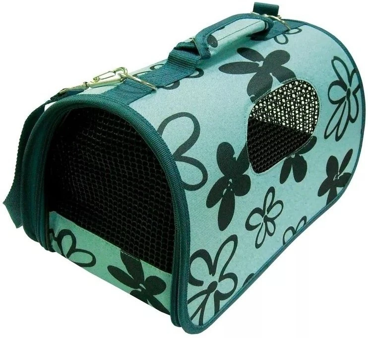 Hilton Sac De Transport à Fleurs Pour Chat/chien 50x26x27cm Bleu 3 Hilton Sac De Transport à Fleurs Pour Chat/chien 50x26x27cm Bleu
