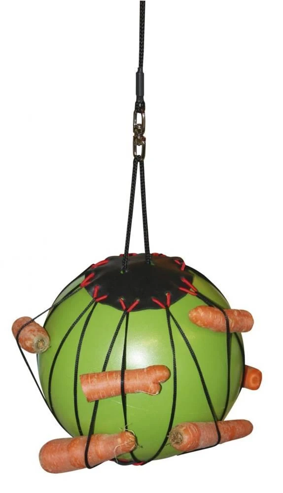 KERBL Ballon De Suspension Pour Cheval, Avec Cordons De Friandises, Vert 3 KERBL Ballon De Suspension Pour Cheval, Avec Cordons De Friandises, Vert – Image 2