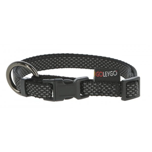 KERBL Set GoLeyGo, Sangle De Collier+laisse Avec Adaptateur 15mm X 29-45cm, 1cm X 1,4-2m,noir,S,max.15kg 4 KERBL Set GoLeyGo, Sangle De Collier+laisse Avec Adaptateur 15mm X 29-45cm, 1cm X 1,4-2m,noir,S,max.15kg – Image 2