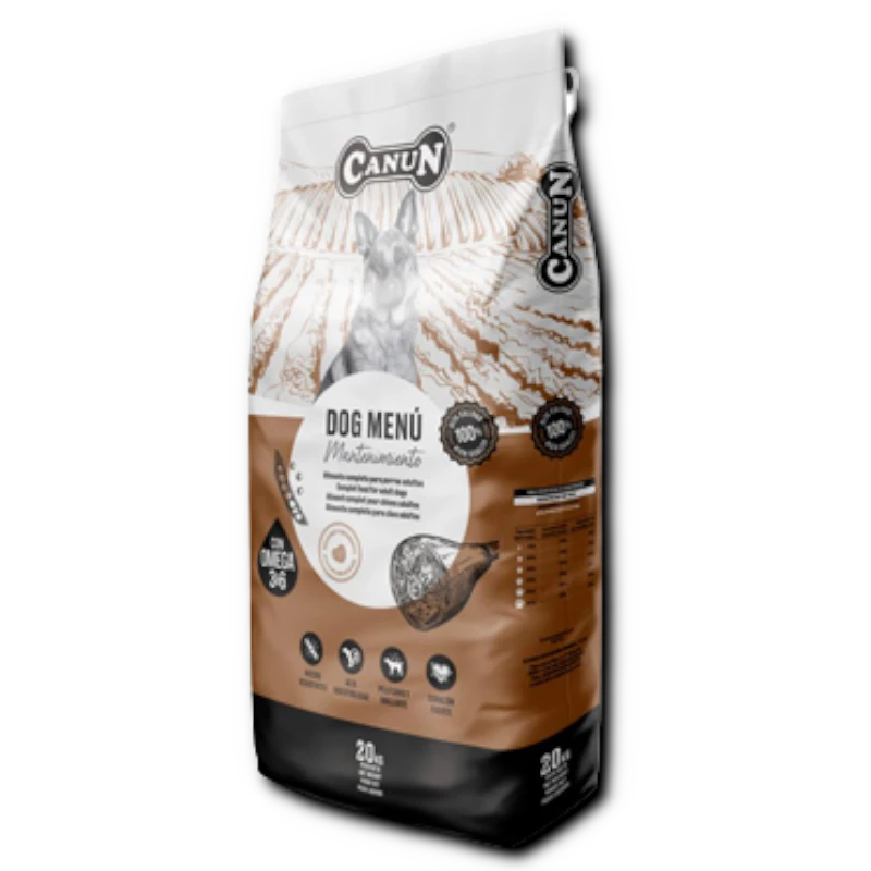 Menu Chien Canun 20kg Nourriture Pour Chien Avec Du Bœuf (30% De Viande) 3 Menu Chien Canun 20kg Nourriture Pour Chien Avec Du Bœuf (30% De Viande)