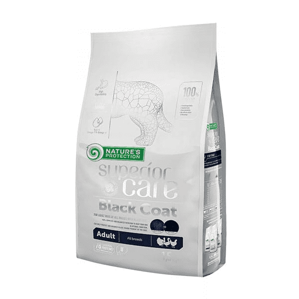 Nature's Protection Superior Care Black Coat Poultry Adult All Breeds 1,5kg 3 Nature's Protection Superior Care Black Coat Poultry Adult All Breeds 1,5kg