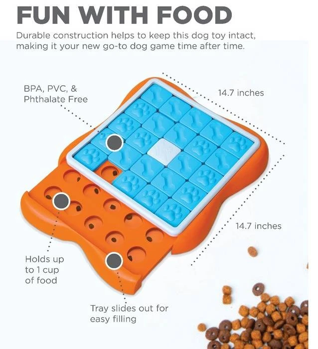 Nina Ottosson Dog Challenge Slider - Un Jeu Interactif Pour Les Chiens - Niveau 3. 4 Nina Ottosson Dog Challenge Slider - Un Jeu Interactif Pour Les Chiens - Niveau 3. – Image 2