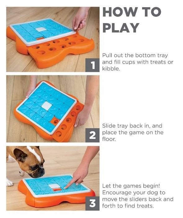Nina Ottosson Dog Challenge Slider - Un Jeu Interactif Pour Les Chiens - Niveau 3. 7 Nina Ottosson Dog Challenge Slider - Un Jeu Interactif Pour Les Chiens - Niveau 3. – Image 5