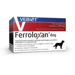 Nutrifarm Sp. Z O.o. Vebiot Ferroloxan Dog 60 Comprimés