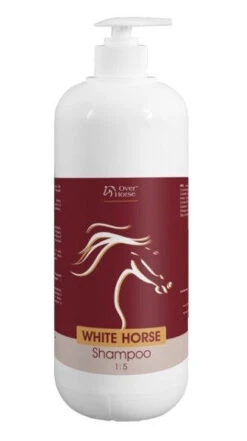 OVER HORSE Shampooing Pour Chevaux Blanc 1L