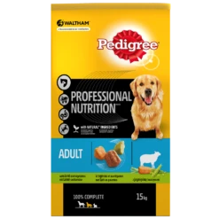 PEDIGREE Adult Professional 15kg - Nourriture Sèche Pour Chiens Avec De L'agneau + Surprise Gratuite Pour Chien -ROYAL CANIN Soldes Magasin fre pl PEDIGREE Adult Professional 15kg Nourriture seche pour chiens avec de lagneau 26868 1 1