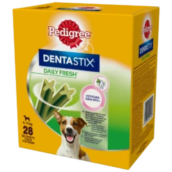 PEDIGREE® DentaStix™ Daily Fresh - Aliment Complémentaire Aromatisé Au Poulet Pour Petites Races - 4x110g