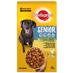 PEDIGREE Senior 13kg - Croquettes Pour Chien Avec Du Poulet